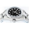 Image 9 : Rolex Ladies Stainless Steel Black Diamond Quickset Datejust With Oyster Band