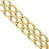 Image 5 : Antique British Victorian 18K Yellow Gold 6.5 Dual Oval Curb Link Chain Bracelet