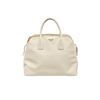 Image 1 : Prada White Leather Tote Bag