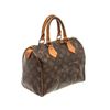 Image 2 : Louis Vuitton Brown Monogram Speedy 25 Satchel Bag