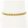 Image 1 : New Italian 14k Yellow Gold 6.75" 5.2mm Miami Cuban Curb Link Chain Bracelet