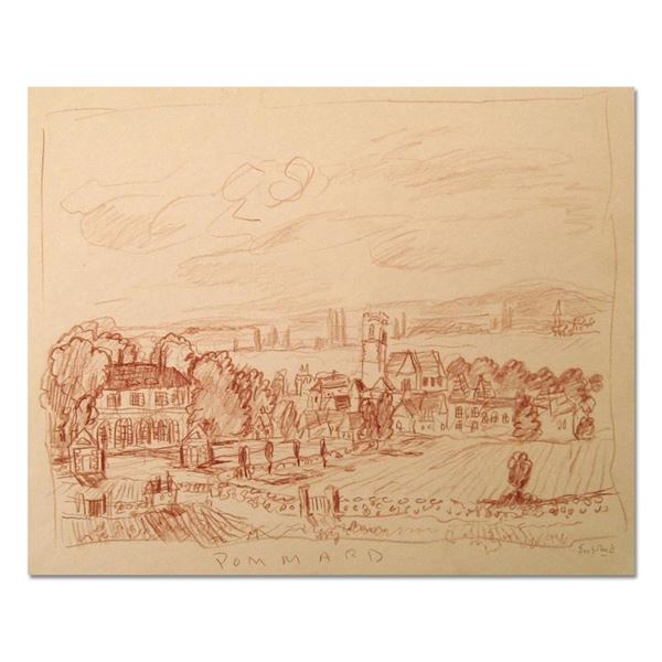 View of Pommard, Burgundy by Ensrud Original