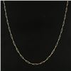 Image 4 : NEW 14k Yellow Gold 20" Polished Beveled Oval Paperclip Link Chain Necklace