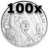 Image 1 : Donald Trump Mugshot Fine Silver Coin BUNDLE (100)