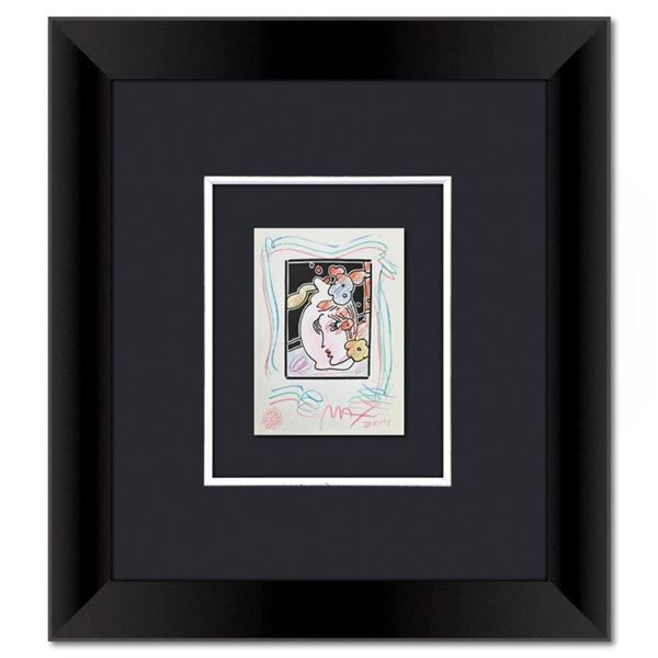 Profile with Vase by Peter Max