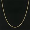 Image 4 : Unisex 14K Yellow Gold 20.5" Long 3mm Polished Solid Rope Chain Necklace 17.03g