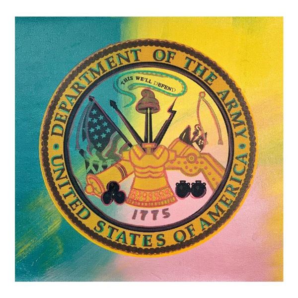 The United States Army Seal by Steve Kaufman (1960-2010)