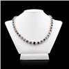 Image 3 : 67.38 ctw Fancy Black Diamond and 8.30 ctw Diamond 14K White Gold Necklace