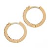 Image 5 : NEW 14k Rose Gold 0.28 ctw Pave Round Diamond 12.6mm Petite Huggie Hoop Earrings