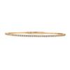 Image 3 : NEW 14k Rose Gold 1.14 ctw Round Diamond 6.25" Flexible Stackable Bangle Bracele