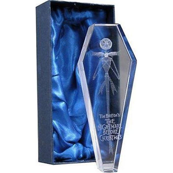 A “Nightmare Before Christmas” Jack Coffin Paperweight.