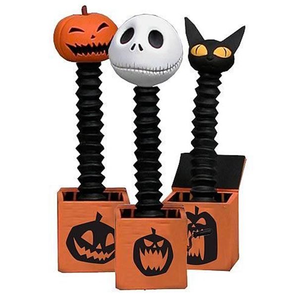 A “Nightmare Before Christmas” Jack in the Box Figurine Set.