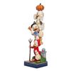 Image 1 : A Jim Shore “Teetering Trick-Or-Treaters” Huey, Dewey & Louie Figurine.