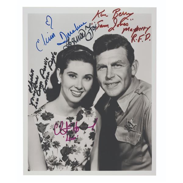 An Andy Taylor and Ellie Multi-Signed Photo.
