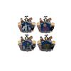 Image 1 : A Set of Haunted Mansion Memorable Scenes Pins.