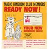 Image 1 : A Magic Kingdom Club Membership Drive Poster.