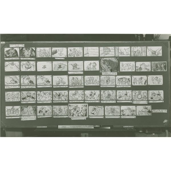 A “The Great Mouse Detective” Photostat Storyboard.