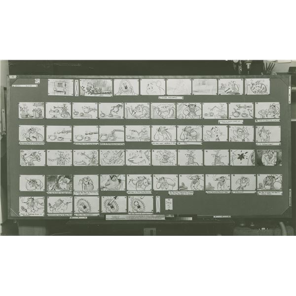 A “The Great Mouse Detective” Photostat Storyboard.