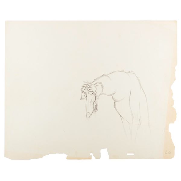 A  Lady and the Tramp  Boris Production Drawing.