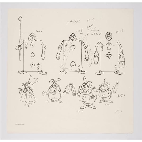 A Disneyland Hotel “Alice in Wonderland” Concept Print.