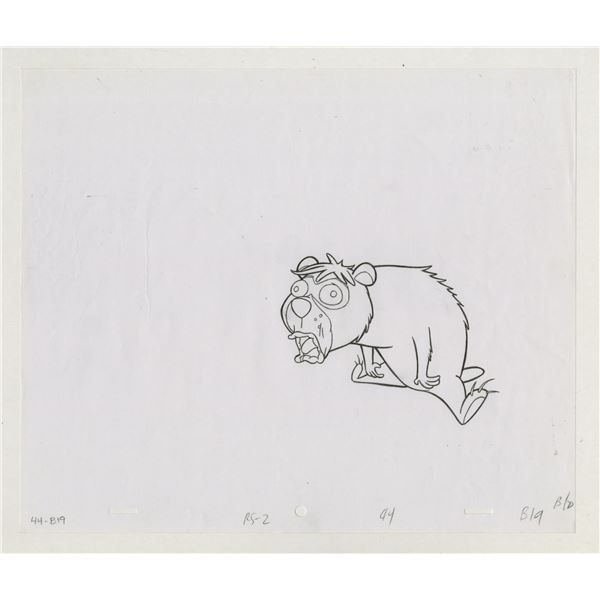 A “Boo Boo Runs Wild” Production Drawing.