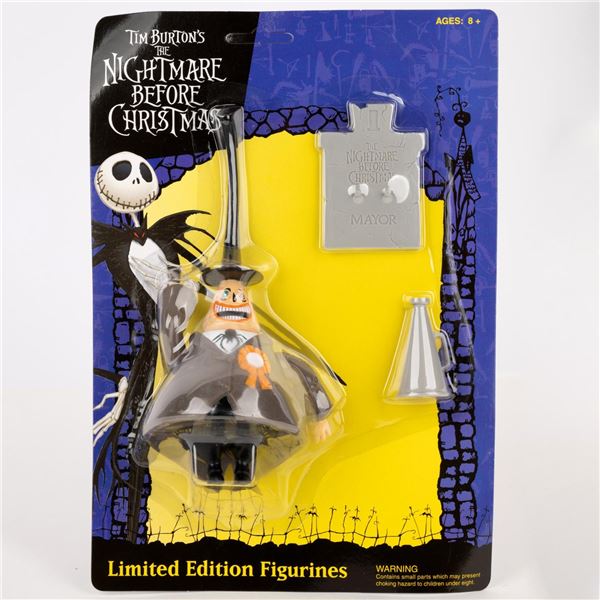 A "Nightmare Before Christmas" Mayor Action Figure.