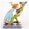 Image 2 : A Peter Pan, Wendy, and Tinker Bell 'An Unexpected Kiss' Figurine.