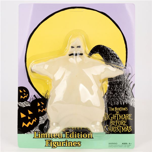 An Oogie Boogie Glow-in-the-Dark Action Figure.