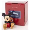 Image 1 : A Jim Shore Mickey Mouse with Flowers Miniature Figurine.