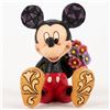 Image 2 : A Jim Shore Mickey Mouse with Flowers Miniature Figurine.