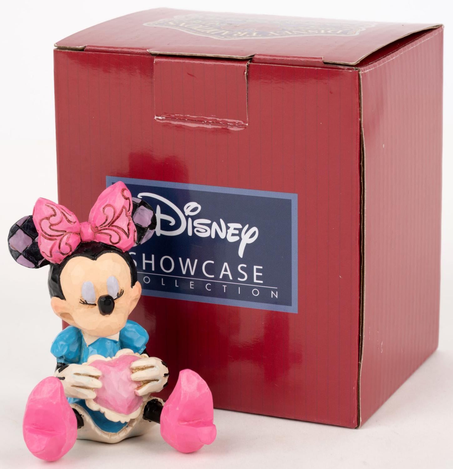 Jim Mini Mouse A Minnie Mouse Jim Shore Miniature Figurine. - Van Eaton Galleries