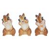Image 1 : A Trio of Metlox Miss Bunny Ceramic Figurines.