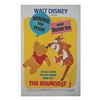 Image 1 : A "Winnie the Pooh and Tigger Too" One-Sheet Poster.