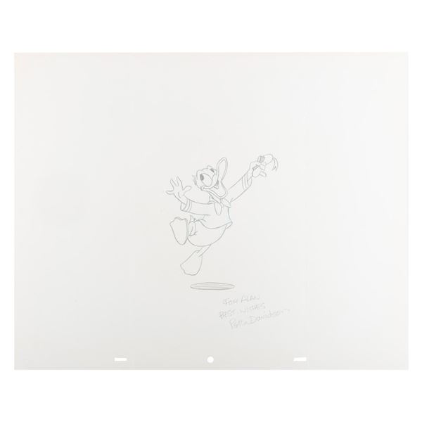A Donald Duck Drawing by Animator Retta Scott Davidson.