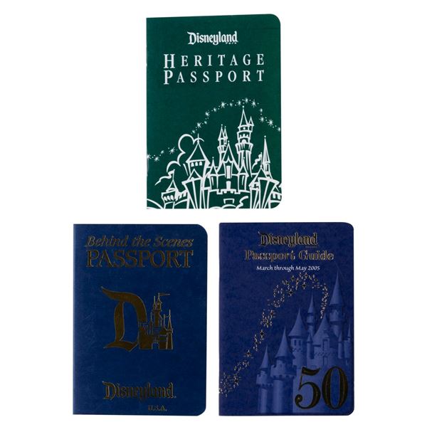 A Collection of Disneyland Passports.