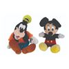 Image 10 : A Pair of Goofy and Mickey Plush Dolls.