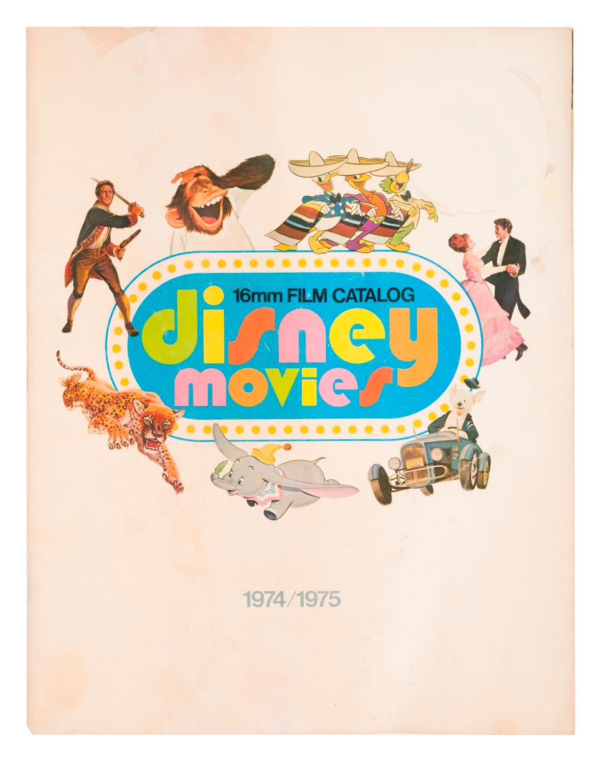A 1974/75 Disney Movies 16mm Film Catalogue.