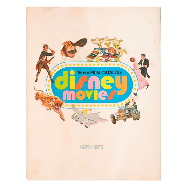 A 1974/75 Disney Movies 16mm Film Catalogue.