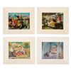 Image 1 : Four Storybook Framed Lenticular Images.