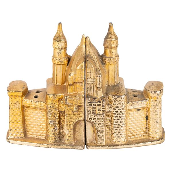 A 1960s Disneyland Sleeping Beauty Castle Shaker Set.