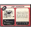 Image 2 : 1968-89 O-PEE-CHEE JIM JOHNSON ROOKIE CARD