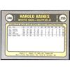 Image 2 : 1981 FLEER HAROLD BAINES (HOF) ROOKIE CARD
