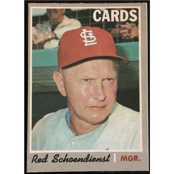 1970 O-PEE-CHEE RED SHOENDIENST (HOF)