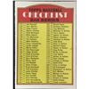 Image 1 : 1972 O-PEE-CHEE 2nd SERIES CHECKLIST