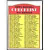 Image 1 : 1972 TOPPS 4th SERIES CHECKLIST