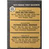 Image 2 : 1973 TOPPS HI NUMBER ENOS CABELL ROOKIE CARD