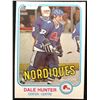 Image 1 : 1981-82 O-PEE-CHEE DALE HUNTER ROOKIE CARD