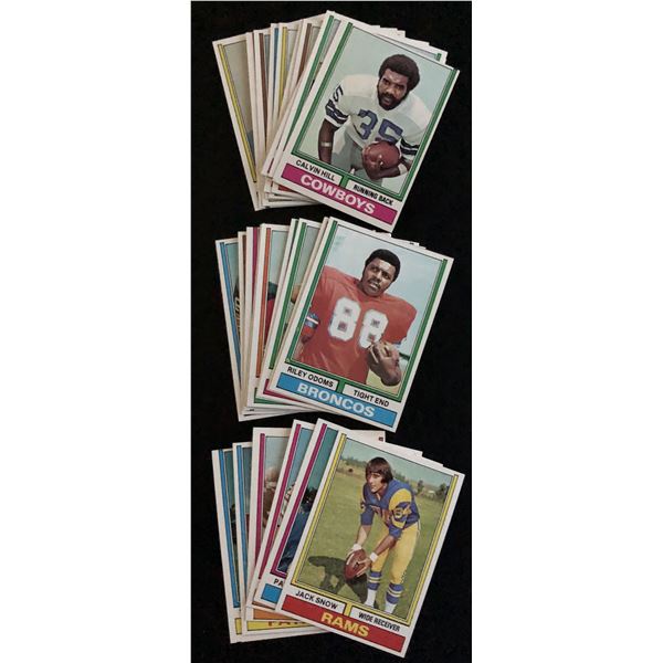 1974 TOPPS NFL COLLECTION - 25 CARDS
