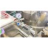 Image 2 : MARCHISIO STAINLESS STEEL COMMERCIAL MOBILE 22" HAND CRANK WINE PRESS