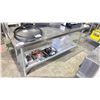 Image 2 : EFI 72"W X 24"D X 35"H COMMERCIAL STAINLESS STEEL PREPARATION TABLE WITH 2 TIER 72"W X 12"D X 31"H